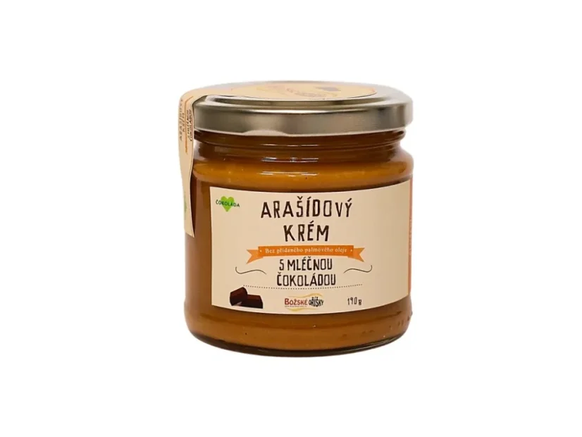Arašídový krém s mléčnou čokoládou 190 g