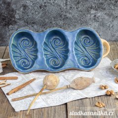 Belešník 3 spirálky - kameninová forma na pečení