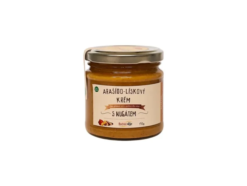 Arašído-Lískový krém s nugátem 190g
