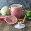 Nádoba na kvašení zeleniny Pickles - starorůžová lesklá