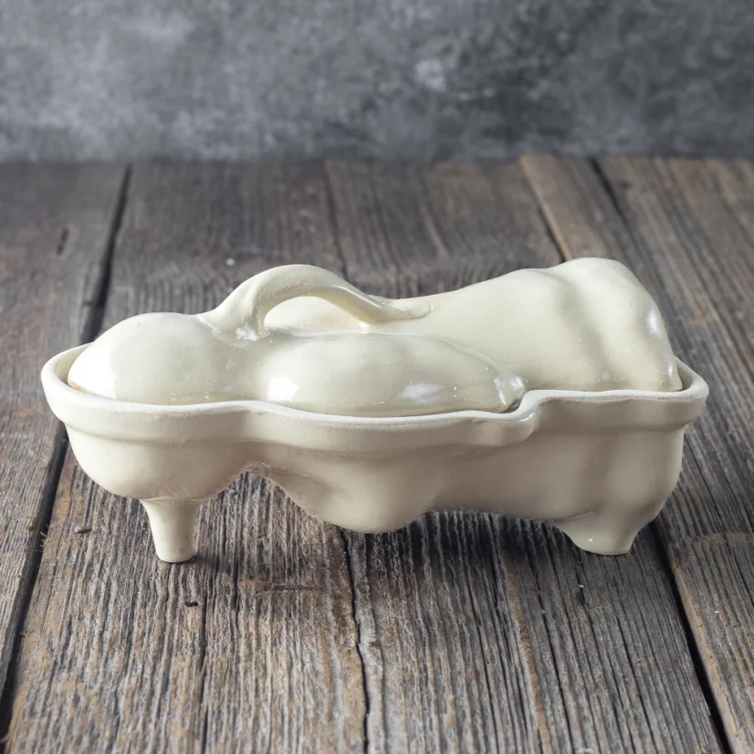 Andílek dvoudílný  - kameninová forma na pečení