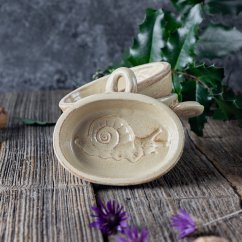 Šnek zbytkovník - kameninová forma na pečení