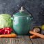 Nádoba na kvašení zeleniny Pickles -  tmavě zelená lesklá