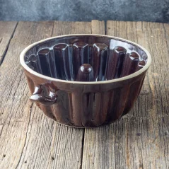 Bábovka rodinná - kameninová forma na pečení hnědá