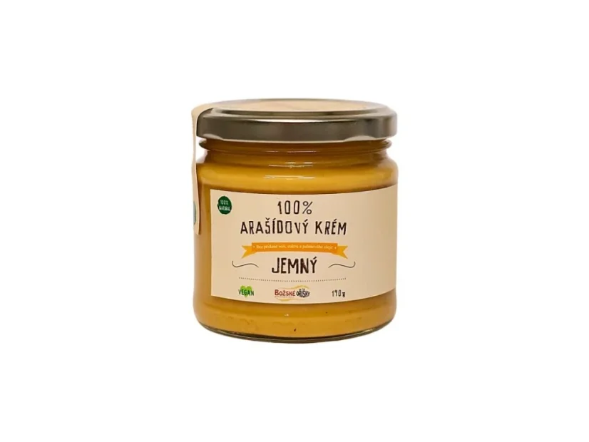 100% Arašídový krém - jemný 190 g