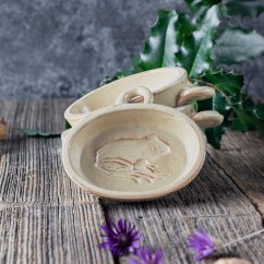 Žába zbytkovník - kameninová forma na pečení