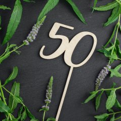 Velký zápich - číslice 50