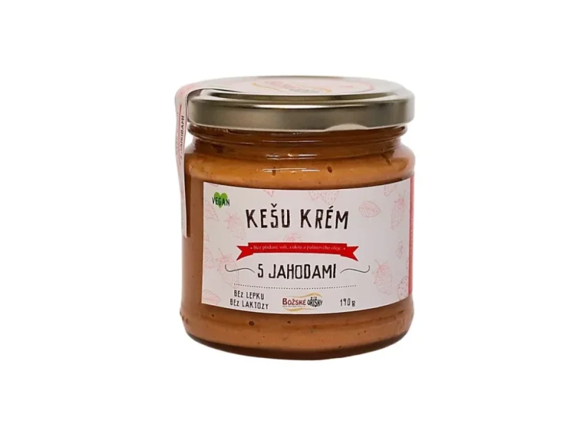 Kešu krém s jahodami 190 g