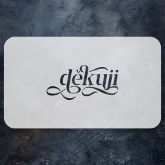 Textová šablona - děkuji (malá)