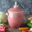 Nádoba na kvašení zeleniny Pickles - starorůžová lesklá