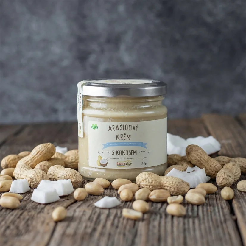 Arašídový krém s kokosem 190 g