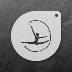 Šablona na sušenky - Moderní gymnastka