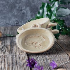 Žába zbytkovník - kameninová forma na pečení