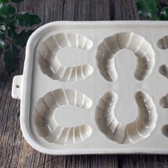 Benešník na rohlíčky - kameninová forma na pečení
