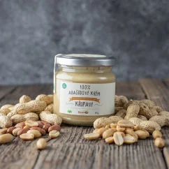 100% Arašídový krém - křupavý 190g