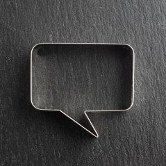 Vykrajovátko komiksová bublina hranatá