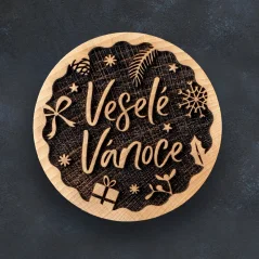 Razítko na sušenky - Veselé Vánoce
