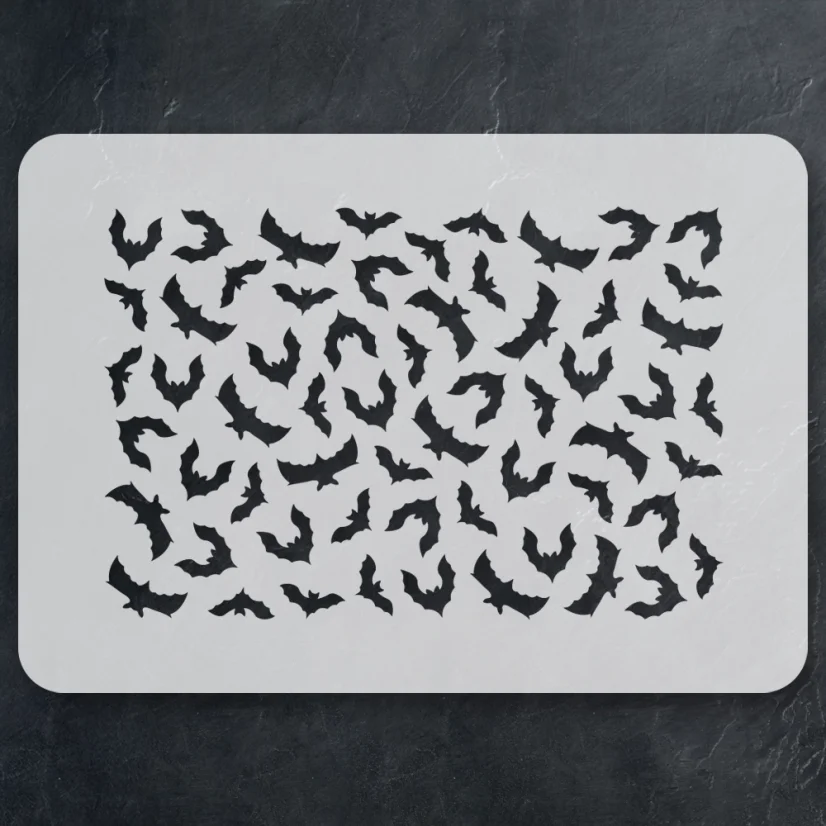 Šablona se vzorem - Netopýři