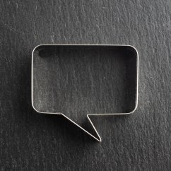 Vykrajovátko komiksová bublina hranatá