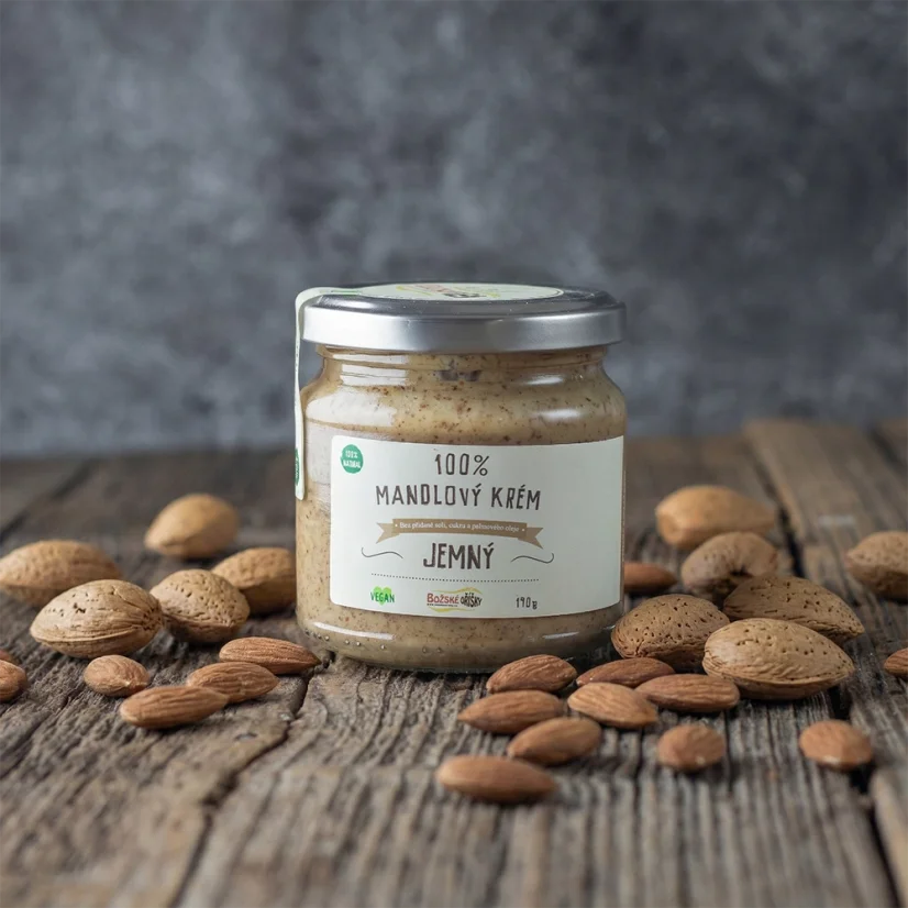100% Mandlový krém - jemný 190 g